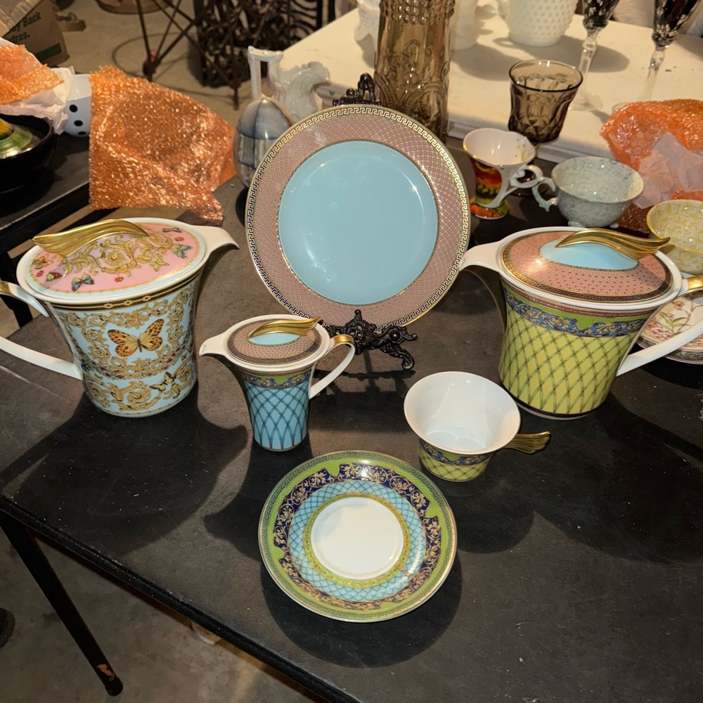Versace Multicolor Porcelain Dinnerware Set